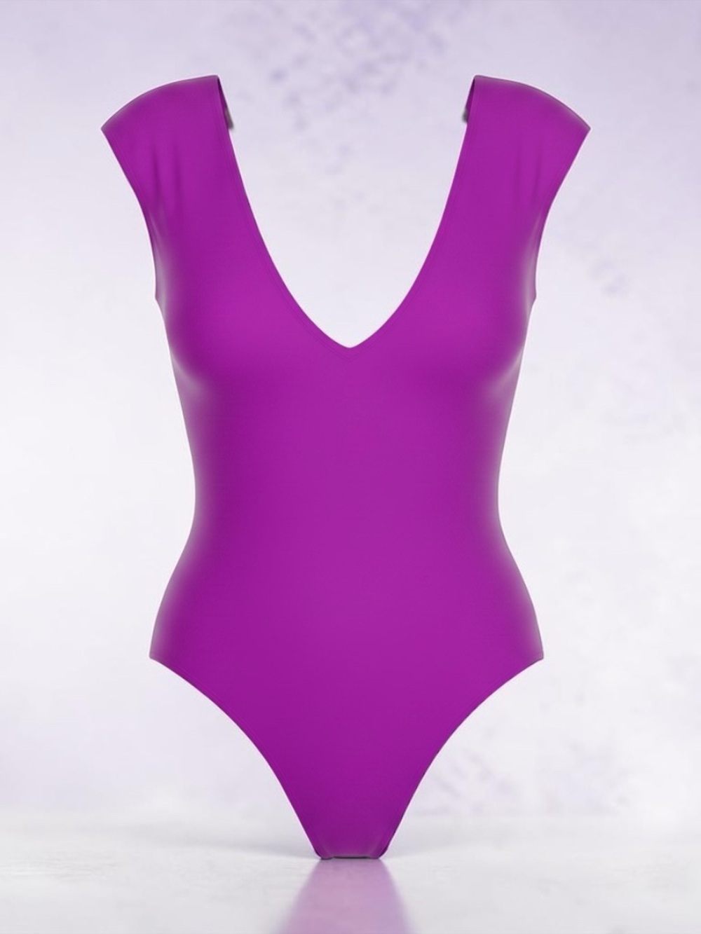 NWT TA3 Plungey Muscle one piece swimsuit Orchid small